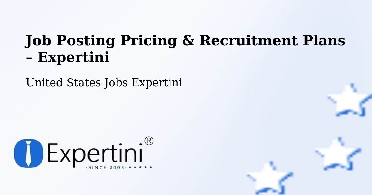 Job Posting Pricing & Recruitment Plans – Gastonia - Gastonia, United States Jobs Expertini